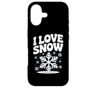 J'aime la Neige, l'hiver, Le Pays des Merveilles et la Passion Coque pour iPhone 17