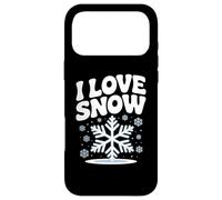 J'aime la Neige, l'hiver, Le Pays des Merveilles et la Passion Coque pour iPhone 17 Pro Max