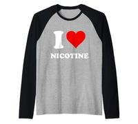 J'aime la Nicotine J'aime la Nicotine Manche Raglan
