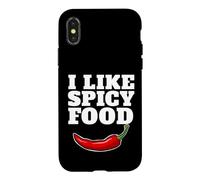 J'aime la Nourriture épicée Coque pour iPhone X/XS