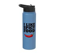 J'aime la nourriture épicée Stainless Steel Insulated Water Bottle