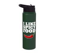 J'aime la nourriture épicée Stainless Steel Insulated Water Bottle