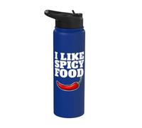 J'aime la nourriture épicée Stainless Steel Insulated Water Bottle