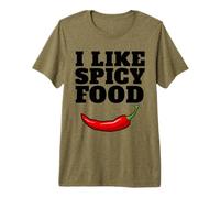 J'aime la Nourriture épicée T-Shirt Haut de Gamme