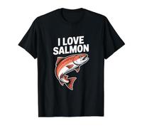 J'aime la Passion de la pêche pour Les passionnés de Saumon T-Shirt Graphique avec Valeur