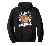 J'aime la Passion et Le Jeu du Baseball Sweat à Capuche