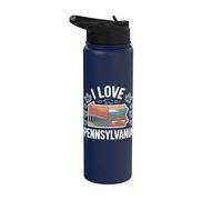 J'aime la Pennsylvanie Stainless Steel Insulated Water Bottle