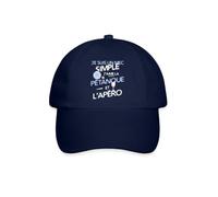 J'Aime La Pétanque Et L'Apéro Boules Bouliste Casquette Classique