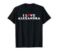 J'aime la petite amie et le petit ami d'Alexandra Nom Alexandra T-Shirt