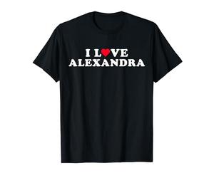J'aime la petite amie et le petit ami d'Alexandra Nom Alexandra T-Shirt