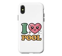 J'aime la Piscine Coque pour iPhone X/XS