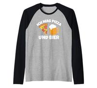 J'aime la Pizza et la bière Manche Raglan
