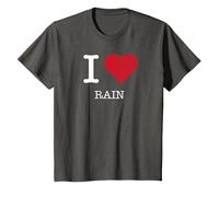 J'aime la Pluie, J'aime la Pluie T-Shirt, Enfant, Asphalte, 2 Ans