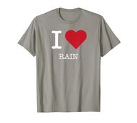 J'aime la Pluie, J'aime la Pluie T-Shirt, Homme, Ardoise, XL