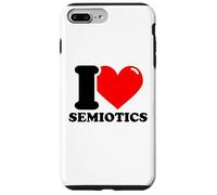 J'aime la sémiotique Coque pour iPhone 7 Plus/8 Plus