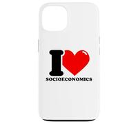 J'aime la socioéconomie Coque pour iPhone 13