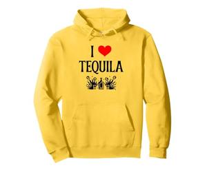J'aime la tequila I (cœur) Tequila Mexican Tequila Lover Sweat à Capuche