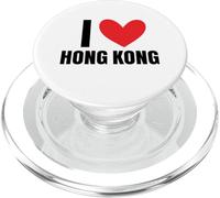 J'aime la Ville insulaire de Hong Kong, la Chine, l'asie, l'architecture Urbaine PopSockets PopGrip pour MagSafe