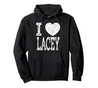 J'aime Lacey Valentine, petite amie, fille, fille, cœur, épouse Sweat à Capuche