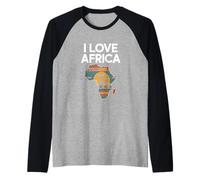 J'aime l'Afrique, Le Continent Africain, la fierté Manche Raglan