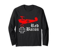J'aime l'Allemagne Avions Red Baron Manche Longue