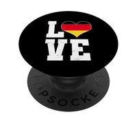 J'aime l'Allemagne, la Patrie Allemande, la fierté PopSockets PopGrip Adhésif