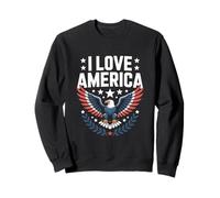 J'aime l'Amérique Eagle Freedom Pride Sweatshirt