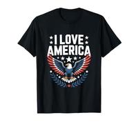 J'aime l'Amérique Eagle Freedom Pride T-Shirt
