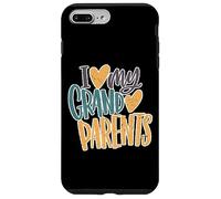 J'aime l'appréciation de Mes Grands-Parents, de Mon Grand-père et de ma Grand-mère Coque pour iPhone 7 Plus/8 Plus