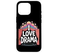 J'aime l'art Dramatique, théâtre, théâtre, comédien, Vie d'acteur Coque pour iPhone 16 Pro