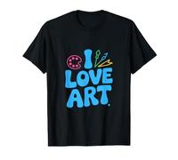 J'aime l'art, Une Passion créative colorée T-Shirt Graphique avec Valeur
