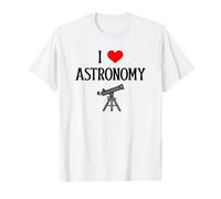 J'aime l'astronomie Je suis Amoureux de l'astronomie Spatiale, de la Galaxie et des étoiles T-Shirt