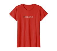 J'aime l'aube T-Shirt, Femme, Rouge, L