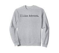 J'aime l'Avent, drôle, Mignon, Noël chrétien Sweatshirt