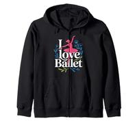 J'aime Le Ballet, Une Expression de Danse élégante Sweat à Capuche