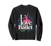 J'aime Le Ballet, Une Expression de Danse élégante Sweatshirt