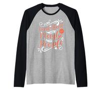 J'aime Le Basket-Ball et Peut-être 3 Personnes Manche Raglan
