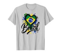 J'aime Le Brésil, Les Vacances, Les Voyages, Le Drapeau, l'art, Le Design Touristique T-Shirt