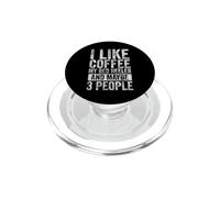 J'aime Le café, Mon Red Heeler et Peut-être 3 Personnes Qui Aiment Les Chiens PopSockets PopGrip pour MagSafe