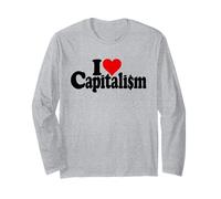 J'aime Le CAPITALISME du CŒUR, Les CAPITALISTES, Les MARCHÉS Libres Manche Longue