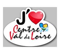 J'aime Le Centre Val De Loire - 5x3.7cm - Sticker/Autocollant