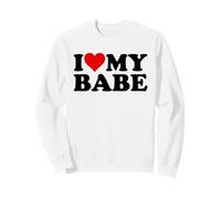 J'aime Le CŒUR DE MA Petite Amie, Mon Petit AMI Sweatshirt