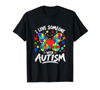J'aime Le cœur d'une Personne sensibilisée à l'Autisme, Mignonne et édifiante T-Shirt