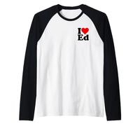J'aime Le CŒUR Ed Edward Edgar Eddie Edith Edmund Manche Raglan