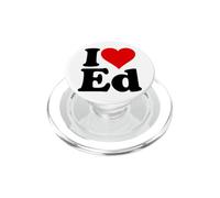 J'aime Le CŒUR Ed Edward Edgar Eddie Edith Edmund PopSockets PopGrip pour MagSafe