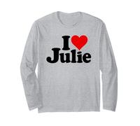 J'aime Le CŒUR Julie Juliette Jules Manche Longue
