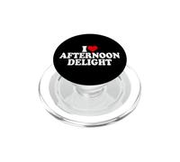 J'aime Le cœur, l'après-midi, la Joie de l'après-midi PopSockets PopGrip pour MagSafe