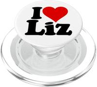 J'aime Le CŒUR LIZ Elizabeth Eliza Lizzy Elise Lisa PopSockets PopGrip pour MagSafe