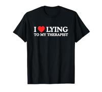 J'aime Le cœur Qui Ment à Mon thérapeute, mème drôle de la génération Z T-Shirt