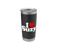 J'AIME LE CŒUR SUZY SUZANNE SUSIE SUSAN Gobelet isotherme en acier inoxydable double paroi